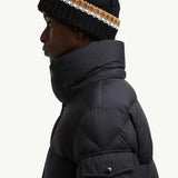 Hanoverian Hooded Long Down Jacket