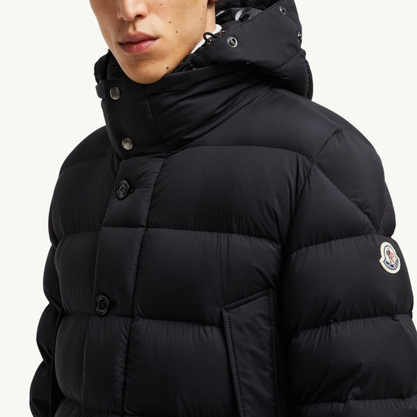 Clunye Hooded Mid-Length Down Jacket