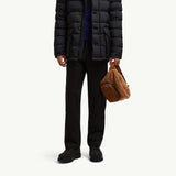 Clunye Hooded Mid-Length Down Jacket