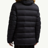Clunye Hooded Mid-Length Down Jacket