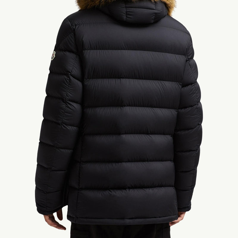 Clunye Hooded Mid-Length Down Jacket