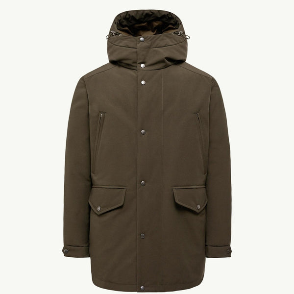 Livradois Hooded Short Down Jacket