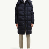 Hanoverian Hooded Long Down Jacket