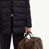 Vallonpierre Hooded Long Down Jacket