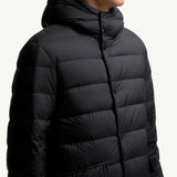 Merri Reversibe Wool Hooded Long Down Jacket