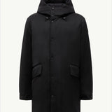 Merri Reversibe Wool Hooded Long Down Jacket