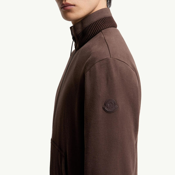 Cotton & Cashmere Zip-Up Sweatshirt