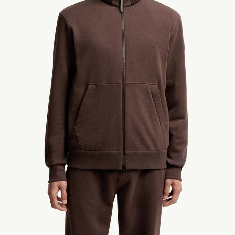 Cotton & Cashmere Zip-Up Sweatshirt