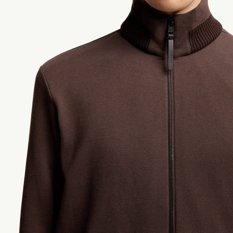 Cotton & Cashmere Zip-Up Sweatshirt