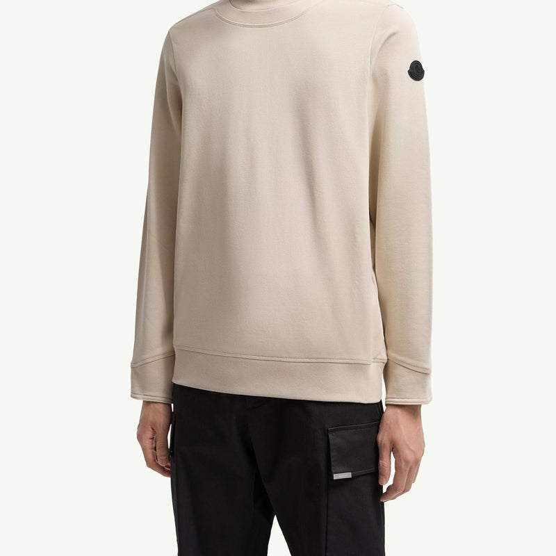 Logo Patch Cotton Sweatshirt