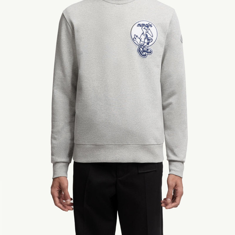 Mascot Patch Cotton Sweatshirt