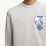 Mascot Patch Cotton Sweatshirt