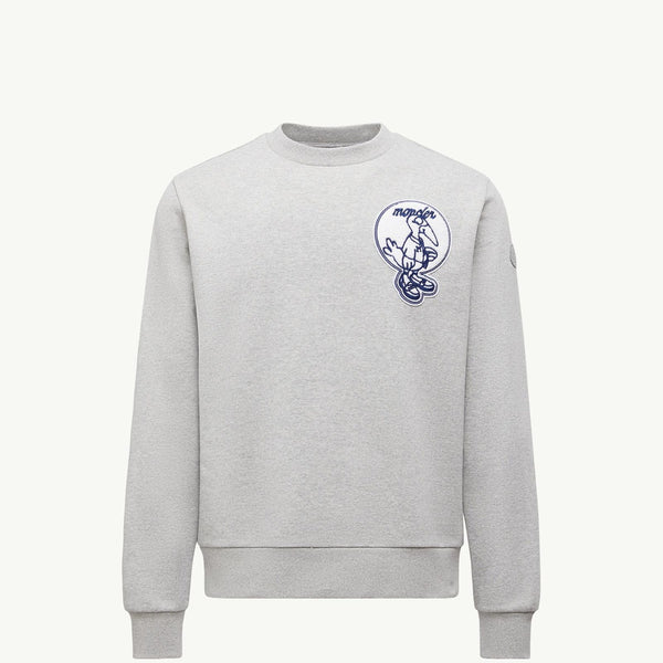 Mascot Patch Cotton Sweatshirt