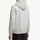 Embroidered Mountain Logo Cotton Hoodie