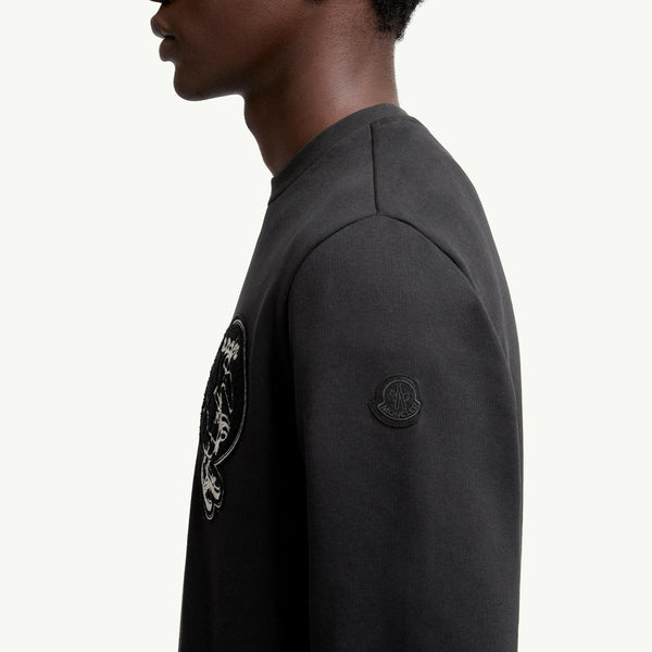 Mascot Patch Cotton Sweatshirt