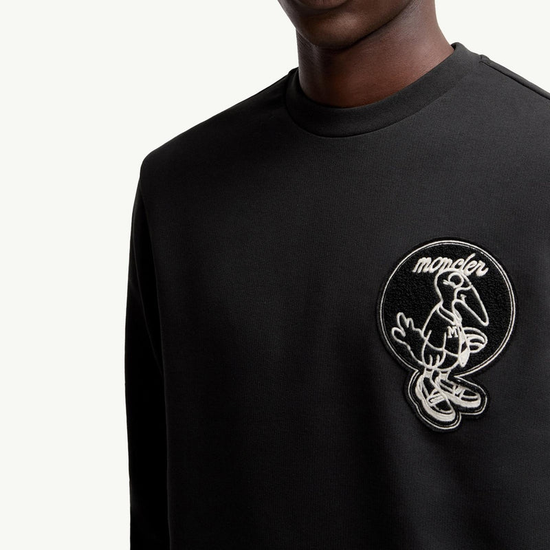 Mascot Patch Cotton Sweatshirt
