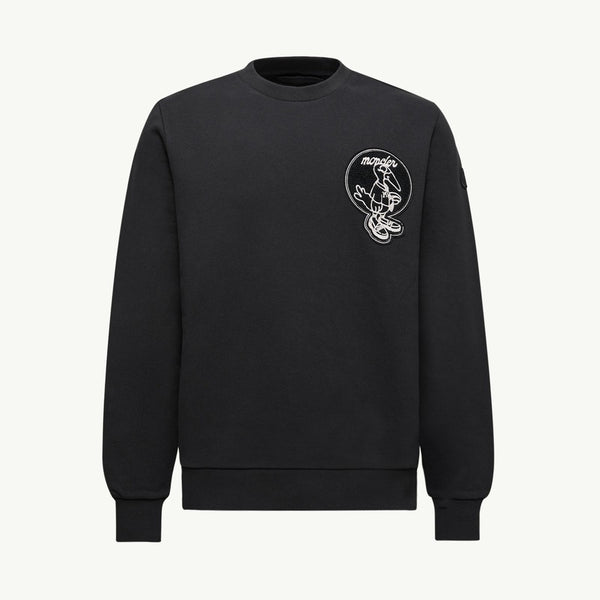 Mascot Patch Cotton Sweatshirt