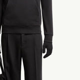 Tonal Back Logo Cotton Hoodie