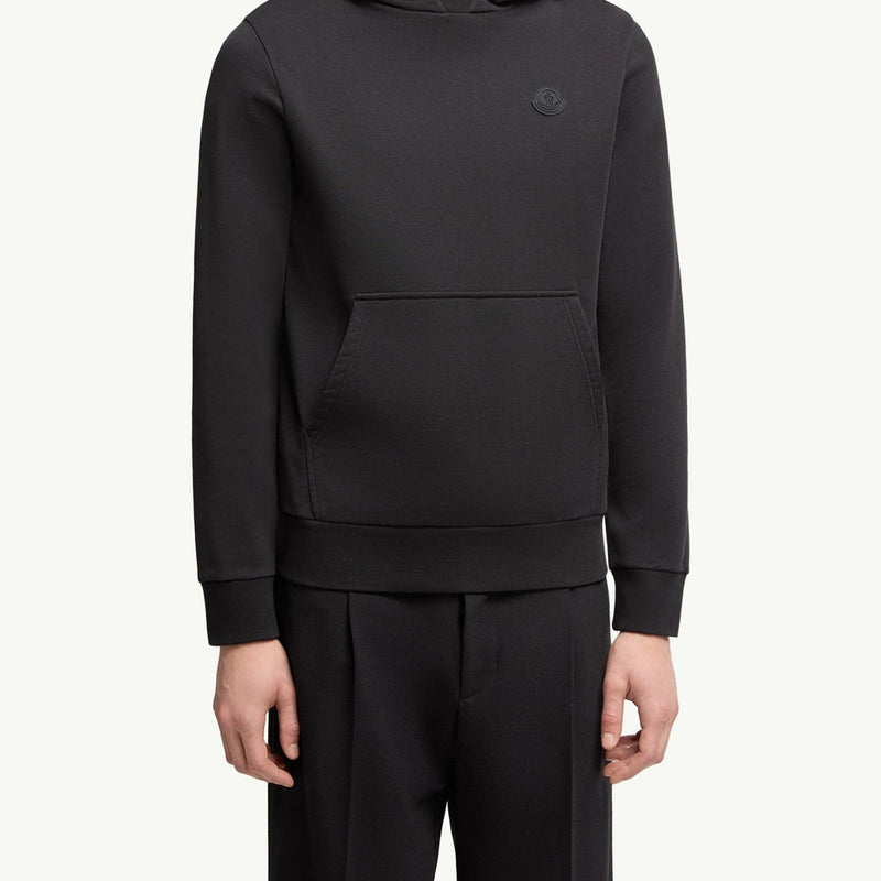 Tonal Back Logo Cotton Hoodie