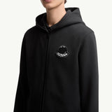 Logo Cotton Zip-Up Hoodie