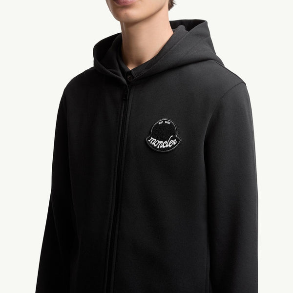 Logo Cotton Zip-Up Hoodie