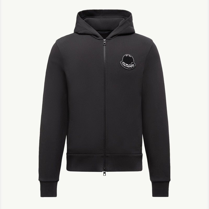 Logo Cotton Zip-Up Hoodie