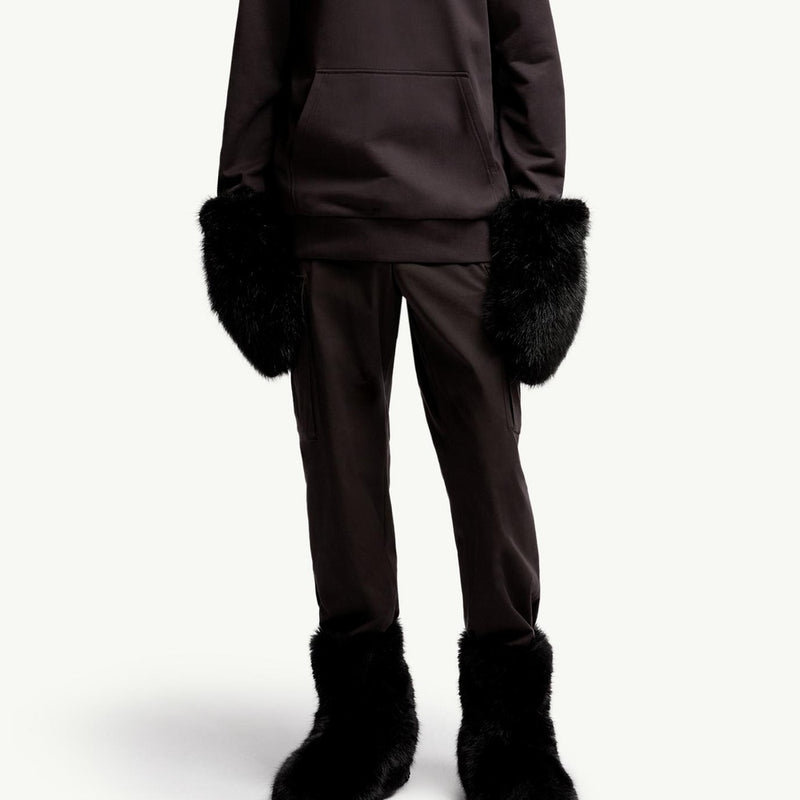 Tonal Back Logo Cotton Hoodie