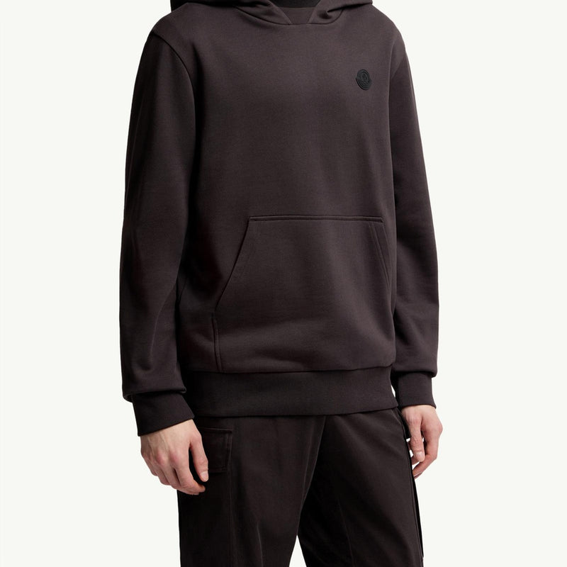 Tonal Back Logo Cotton Hoodie