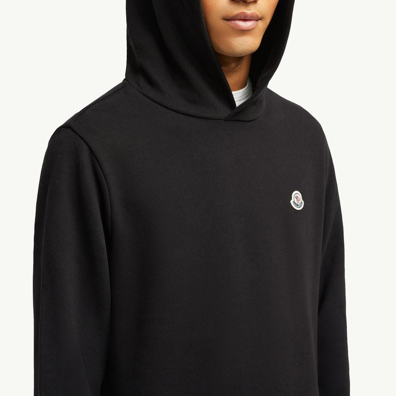 Logo Patch Cotton Hoodie