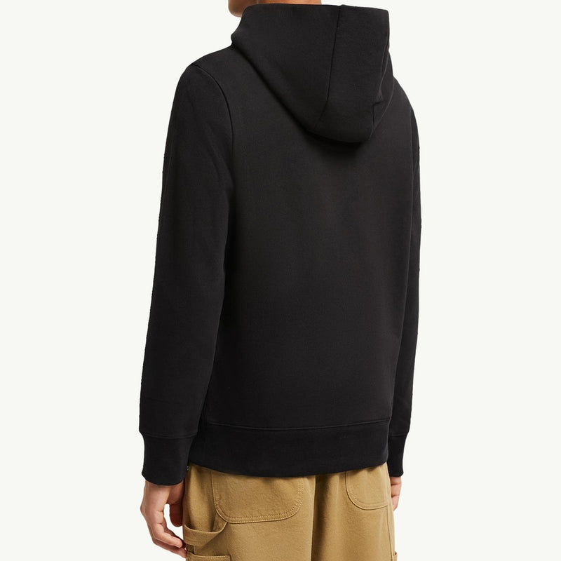 Logo Patch Cotton Hoodie