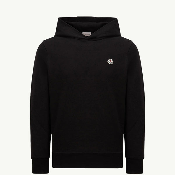 Logo Patch Cotton Hoodie