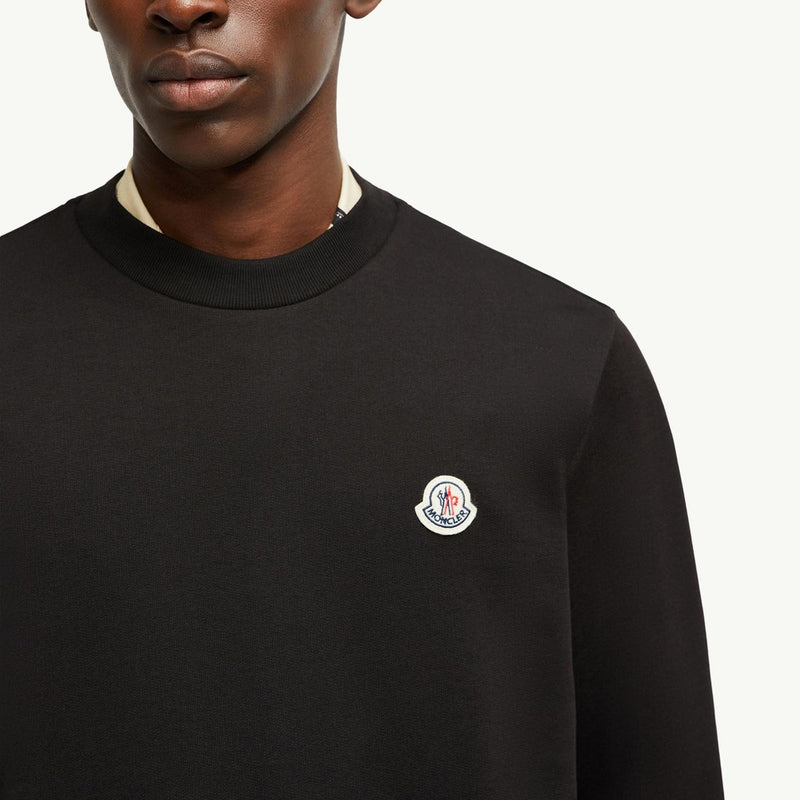 Logo Patch Cotton Sweatshirt