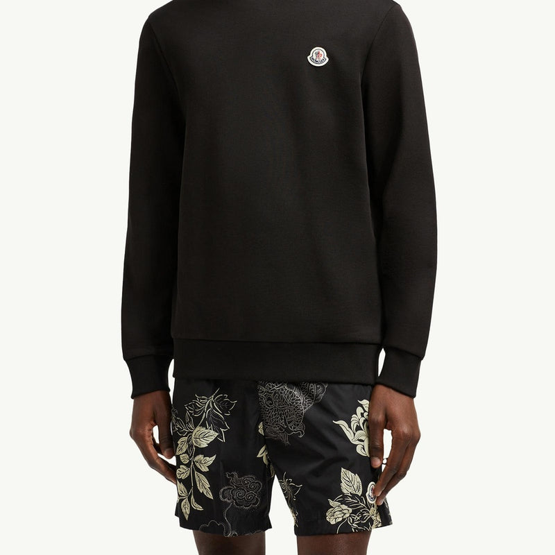 Logo Patch Cotton Sweatshirt