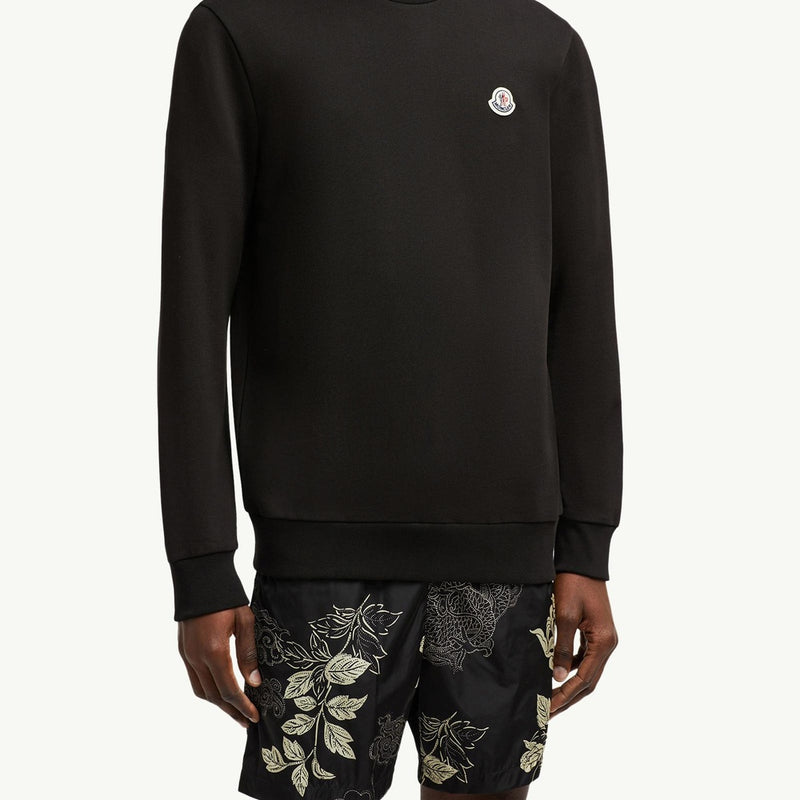 Logo Patch Cotton Sweatshirt