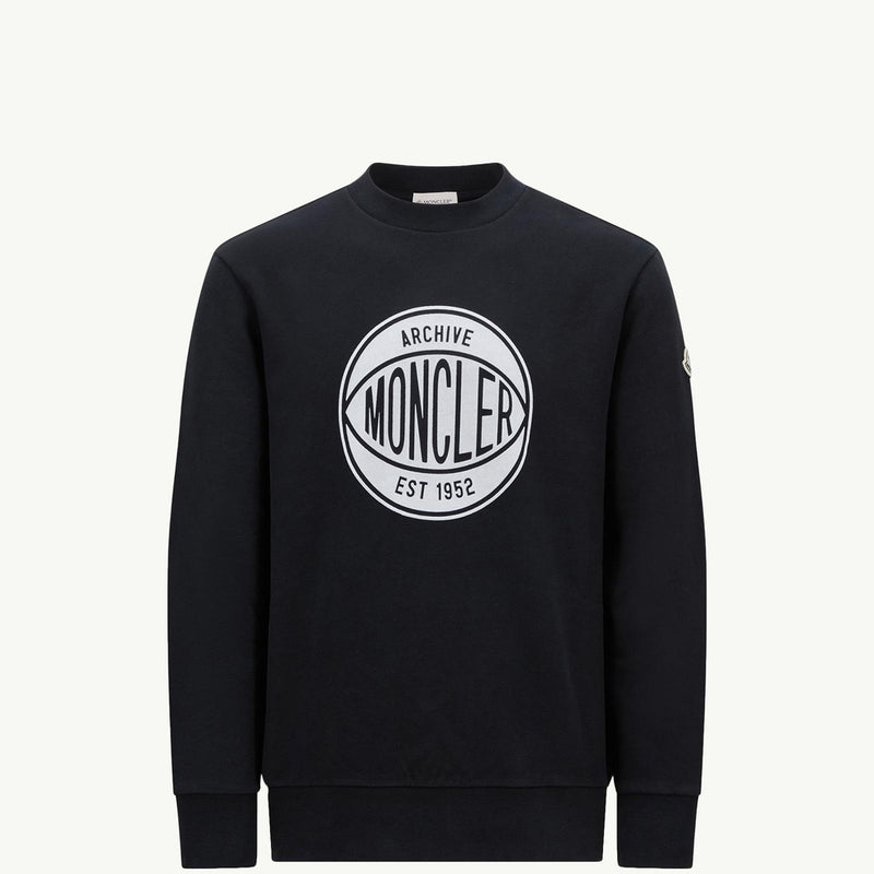 Basketball Logo Cotton Sweatshirt