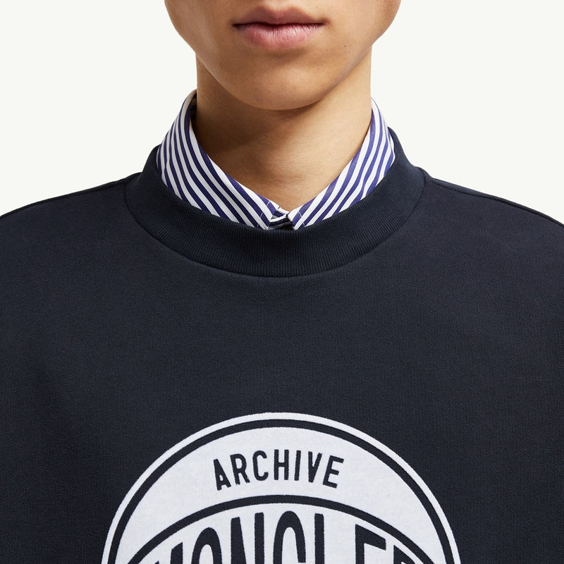 Basketball Logo Cotton Sweatshirt