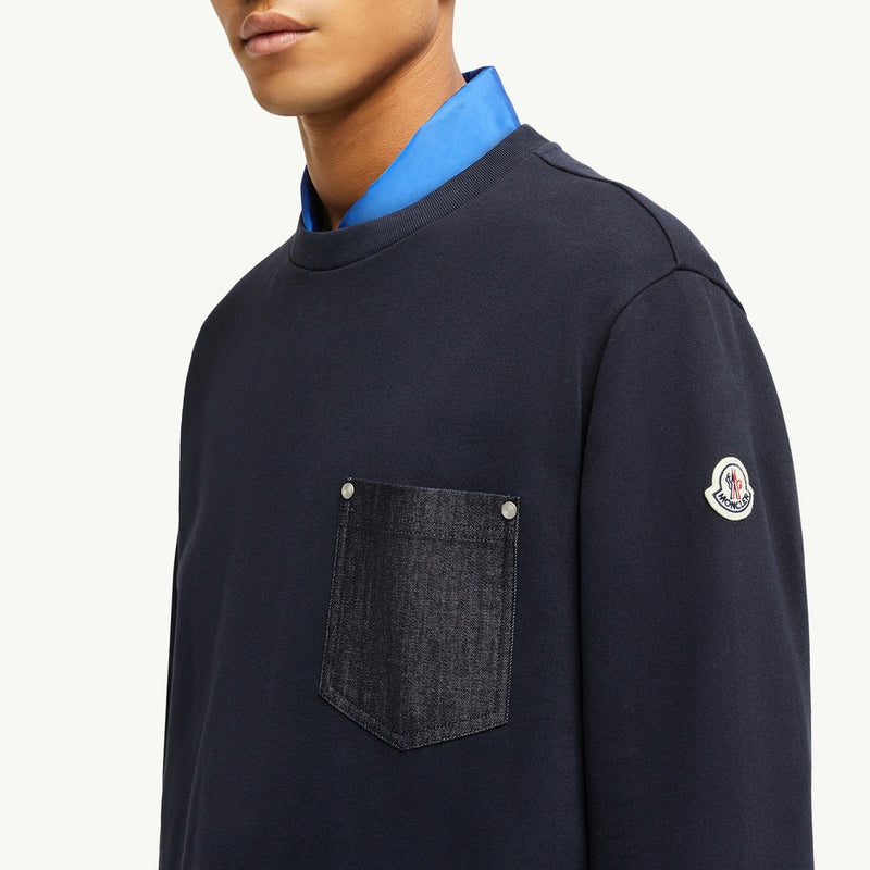 Cotton & Denim Sweatshirt