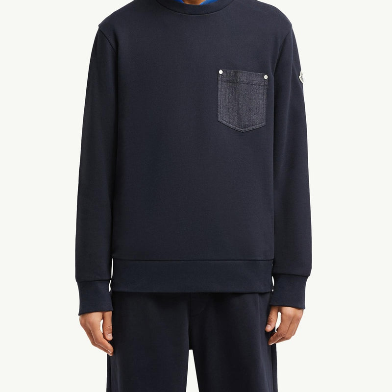 Cotton & Denim Sweatshirt