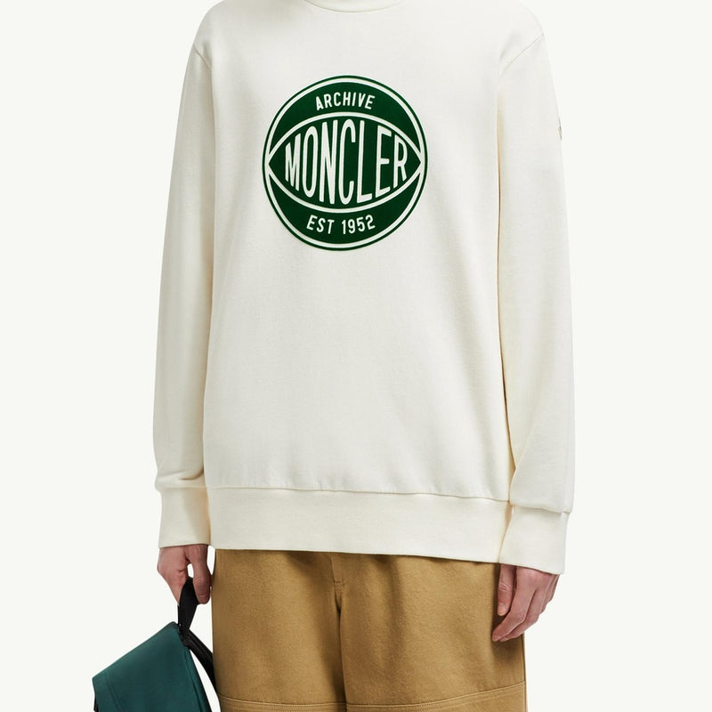 Basketball Logo Cotton Sweatshirt