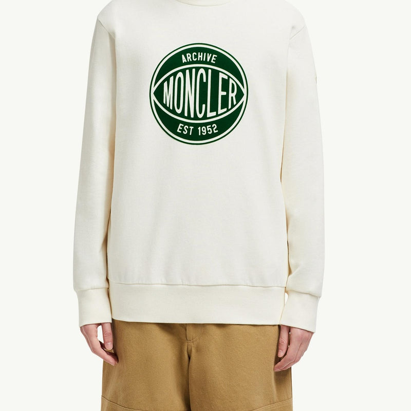 Basketball Logo Cotton Sweatshirt