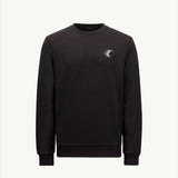 Faded Logo Motif Cotton Sweatshirt