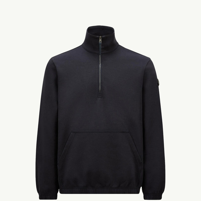 Cotton Half-Zip Sweatshirt