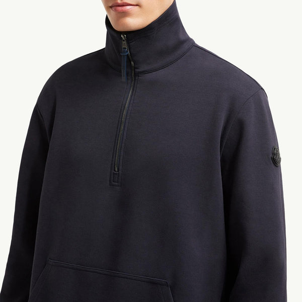 Cotton Half-Zip Sweatshirt