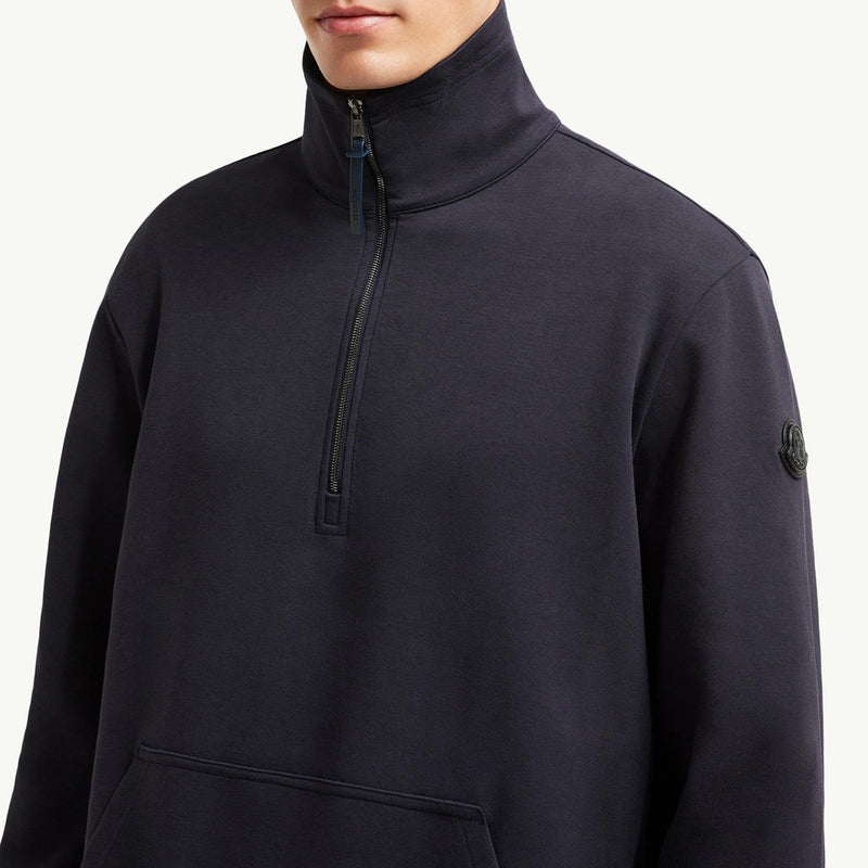 Cotton Half-Zip Sweatshirt