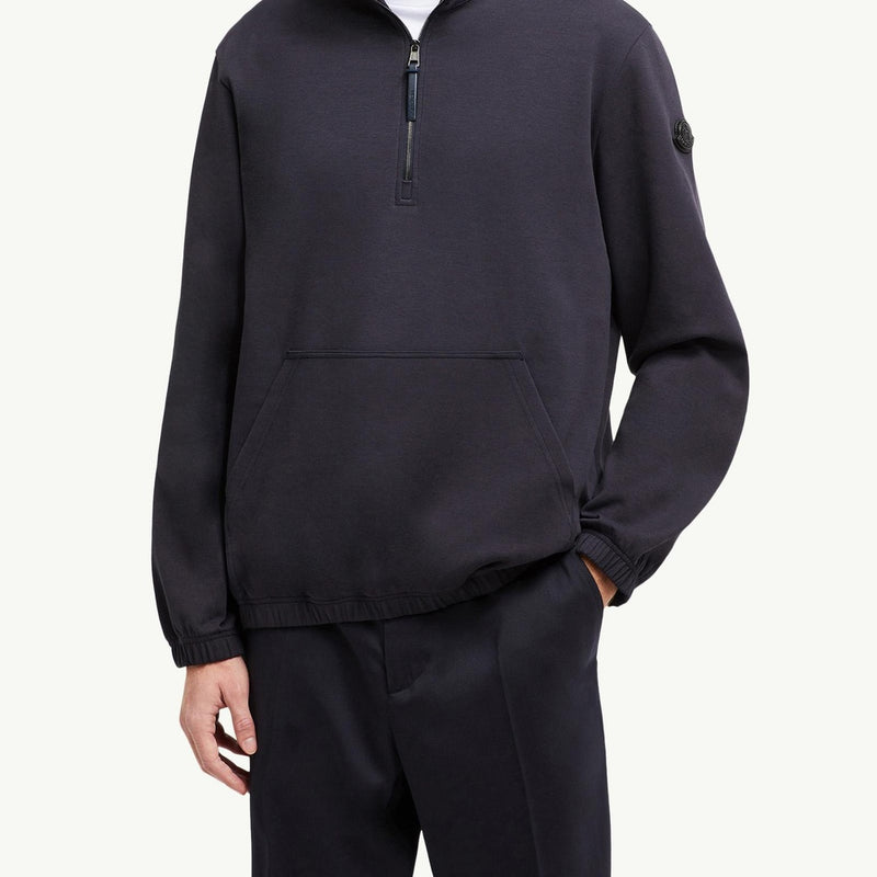 Cotton Half-Zip Sweatshirt