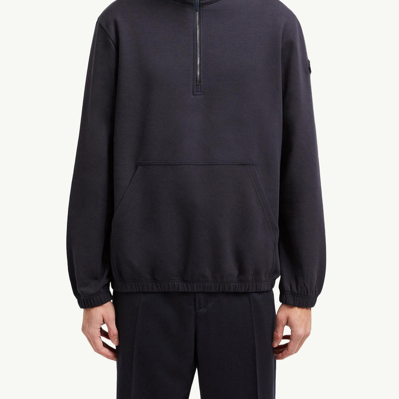 Cotton Half-Zip Sweatshirt
