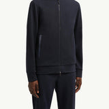 Suede-Trimmed Cotton & Cashmere Sweatshirt