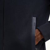 Suede-Trimmed Cotton & Cashmere Sweatshirt