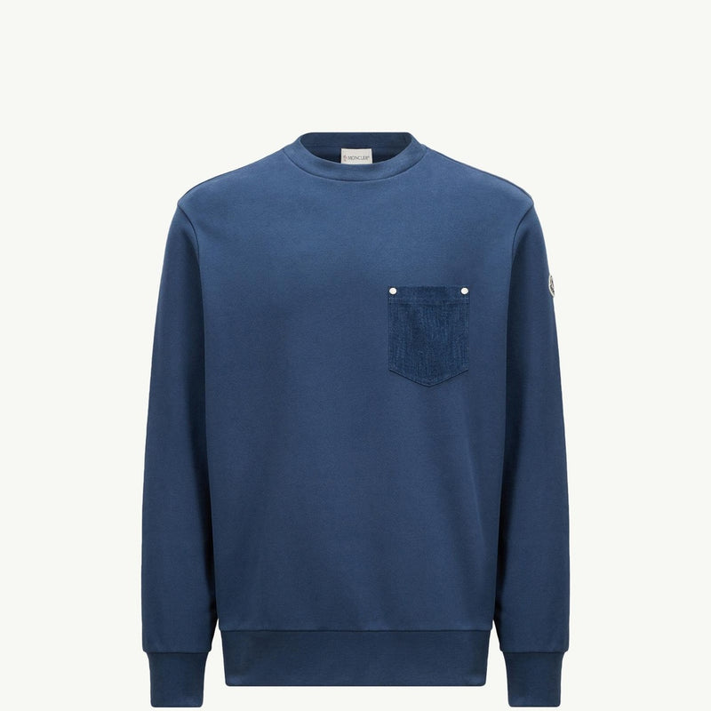 Cotton & Denim Sweatshirt