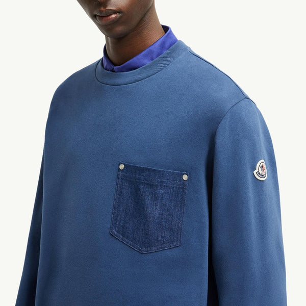 Cotton & Denim Sweatshirt